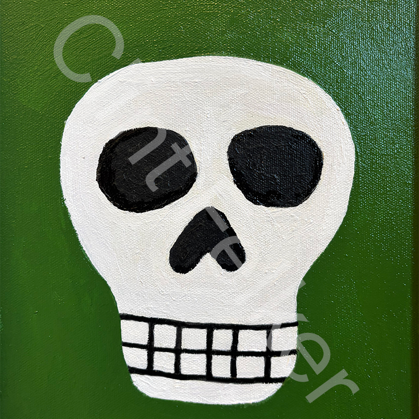 white skull